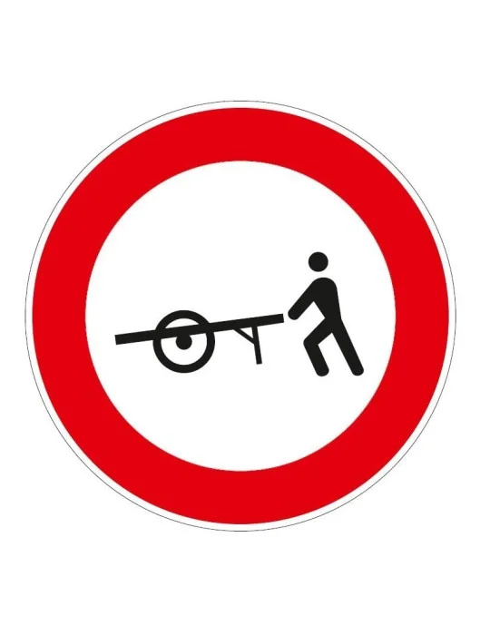 Disc diameter 60 cm class 1 fig. 57 "transit forbidden to vehicles by hand" Disc diameter 60 cm class 1 fig. 57 "transit forbidden to vehicles by hand"