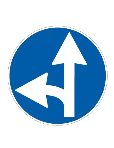 Disc with a diameter of 60 cm class 1 fig. 81/c &quot; straight and left directions allowed &quot;