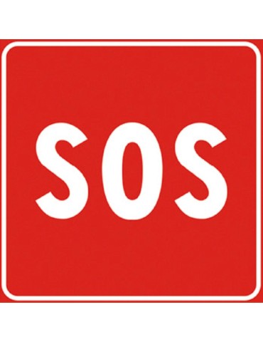 Plate 40x40 sheet metal class 1 fig. 305 &quot; SOS &quot;