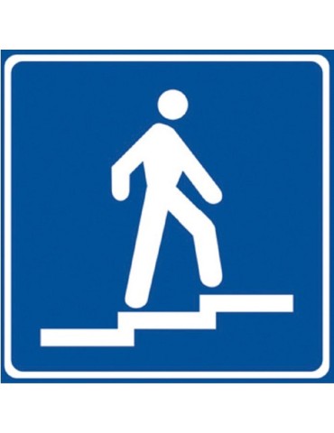 Placa 60x60 chapa metálica clase 1 fig. 307 "paso elevado peatonal"