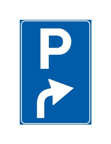 Targa 40x60 lamiera classe 1 fig. 77/a &quot; preavviso di parcheggio &quot;
