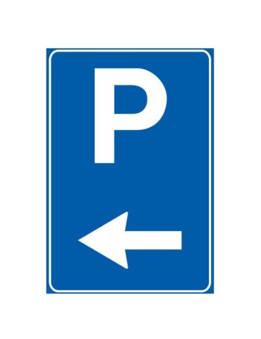 Targa 40x60  lamiera classe 1 fig. 77/d " preavviso di parcheggio "