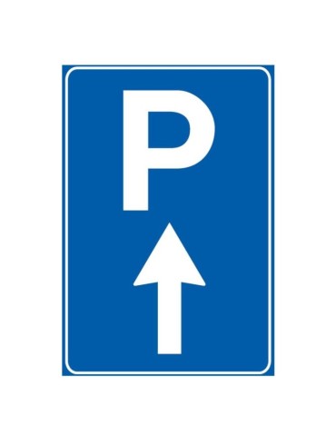 Targa 40x60 lamiera classe 1 fig. 77/e &quot; preavviso di parcheggio &quot;