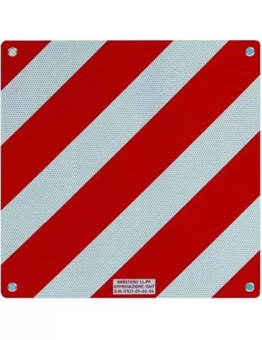 Pannello in alluminio piano 50x50 cm (omologato) classe 2