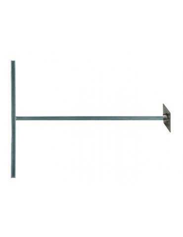 Étagère murale simple avec plaque