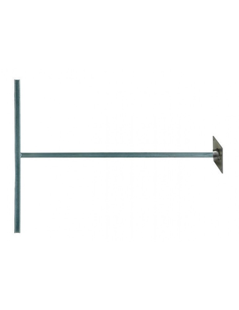 Estantería de pared sencilla con placa