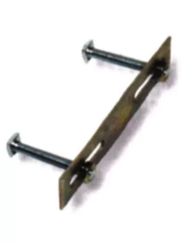 Bracket with screws for &quot;U&quot; posts