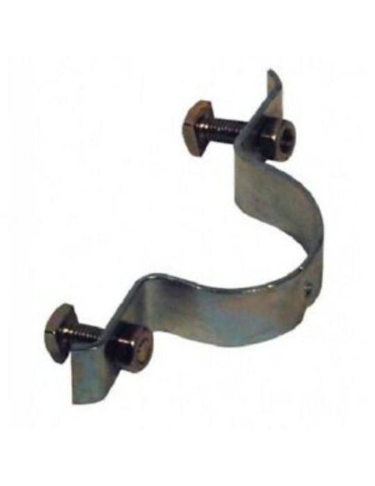 Anti-rotation bridge bracket. Road sign fixing kit for Ø60 mm poles consisting of screw collar with nut.