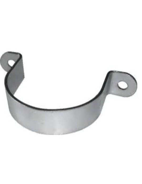 Staffa a ponte. Kit di fissaggio cartelli stradali per pali da Ø90 mm composta da collare viti con dado. Staffa a ponte. Kit di fissaggio cartelli stradali per pali da Ø90 mm composta da collare viti con dado.