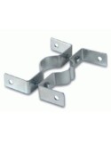 Staffa bifacciale con viti per pali Ø 60 mm