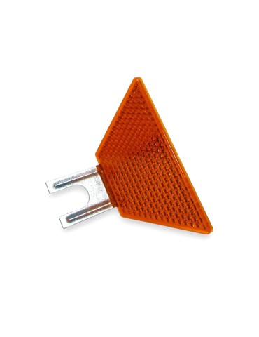 Délinéateur jaune à marge centrale d’onde unilatérale