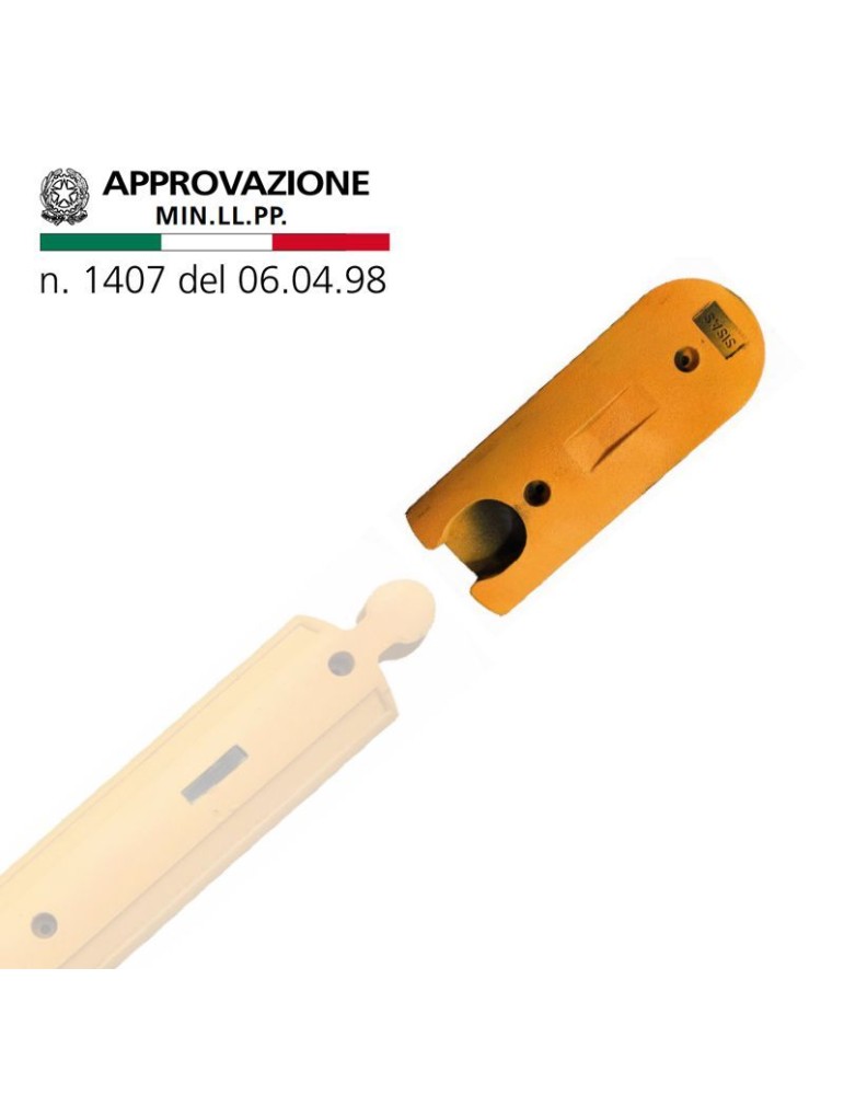 Terminale femmina per cordolo h 5 cm