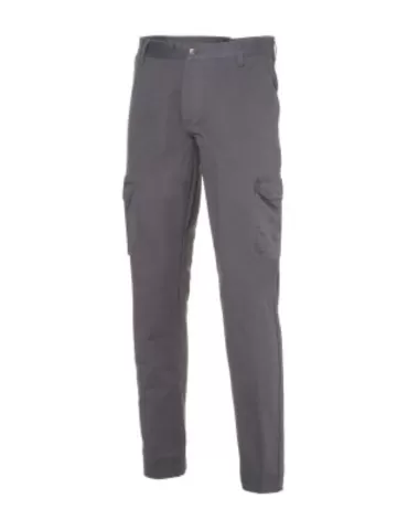 Grey summer slim trousers