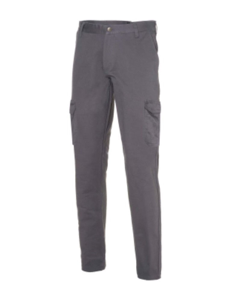 Pantalones grises de verano ajustados