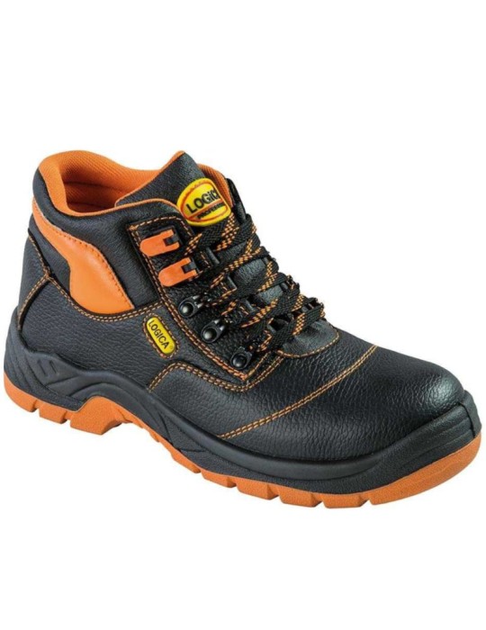 Safety work shoe in leather, with steel toecap, cat. S3 Mod. S32K