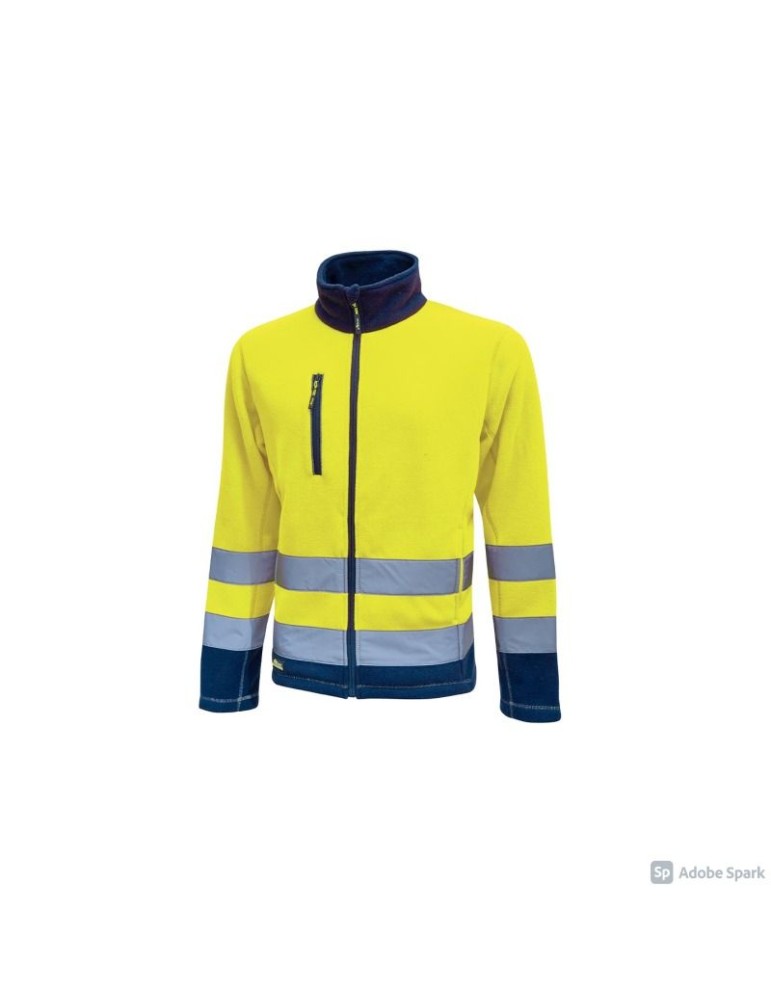 Veste polaire haute visibilité u-power Boing Yellow Fluo HL207YF