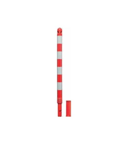 Ø 60 mm PVC pedestrian bollard for fully reflective class 2 by-pass