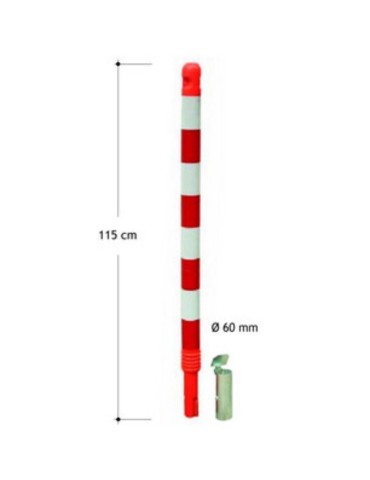 Iron sleeve for PVC post by pass Ø 60 mm 2