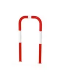 Archetto parapedonale bianco/rosso rifrangente classe 1 Ø 48 mm (96x48 cm)