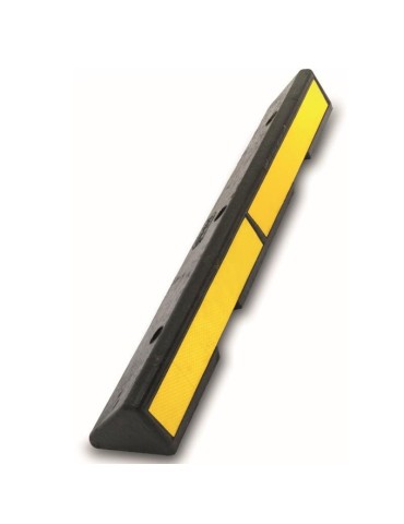 Delimitatore di parcheggio in gomma 70 cm pellicola rifrangente classe 2 s.