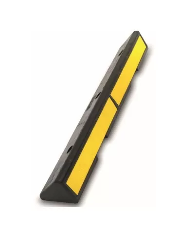 Delimitatore di parcheggio in gomma 70 cm pellicola rifrangente classe 2 s.