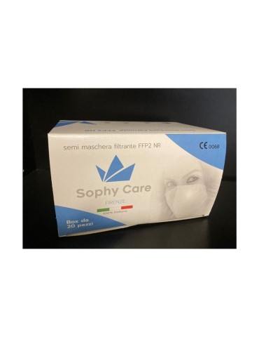 White ffp2 mask pack of 20 pieces