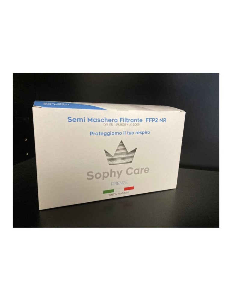 White ffp2 mask pack of 20 pieces