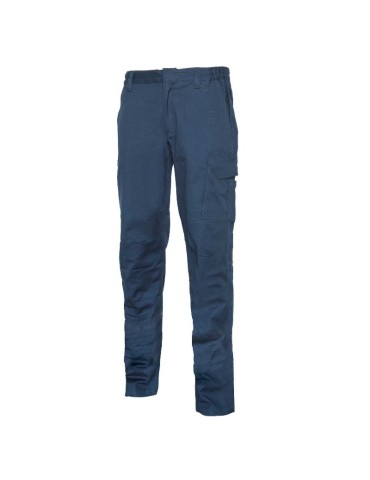 Pantaloni quadrivalenti per lavori speciali multiprotezione blu