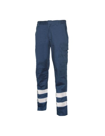 Quadrival trousers for special works blue with bands