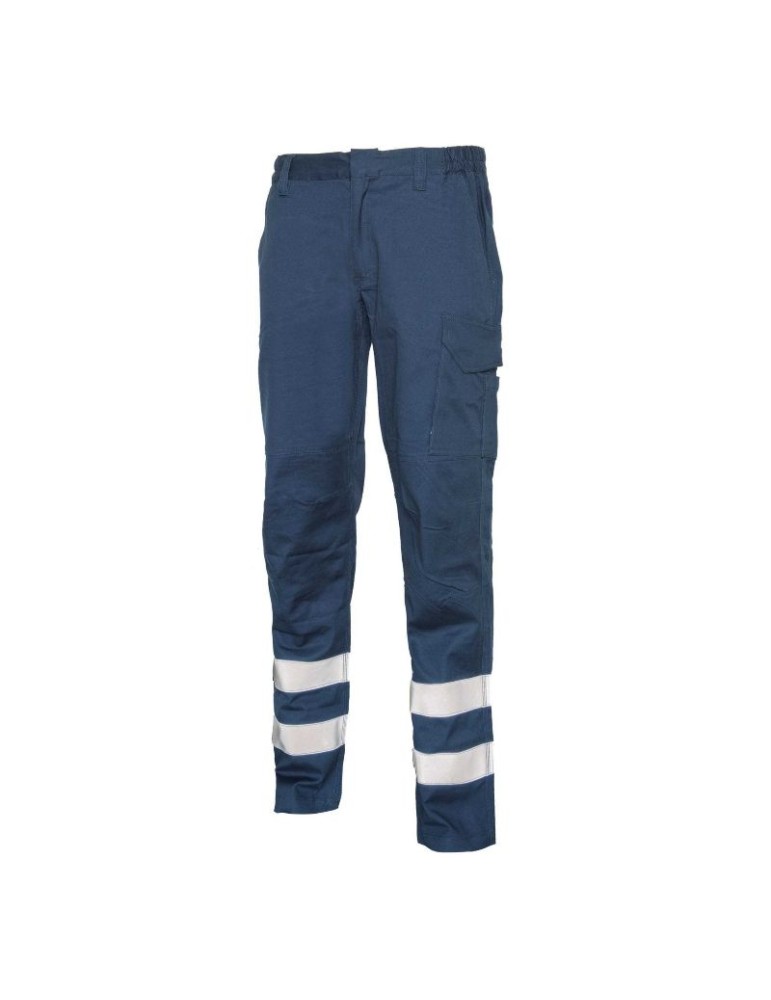 Pantalon quadrival pour œuvres spéciales bleu avec bandes