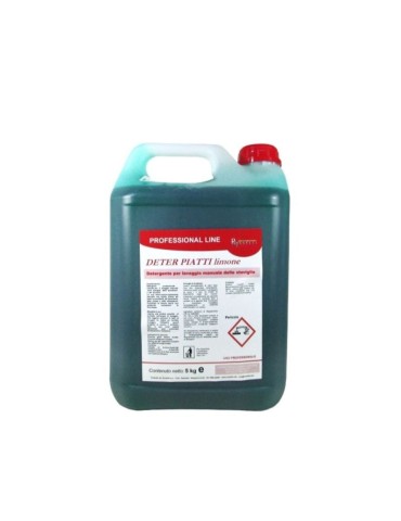 Detergente liquido per il lavaggio a mano delle stoviglie 5 litri