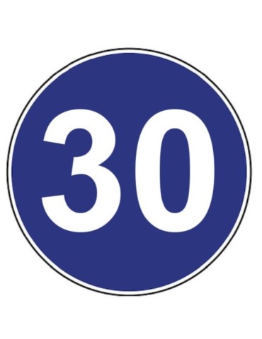 Disc diameter 60 cm sheet metal class 1 fig 85 " minimum speed limit "