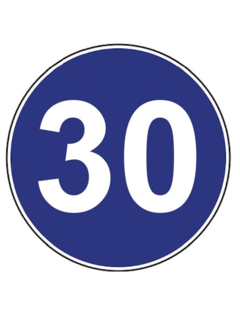 Disc diameter 60 cm sheet metal class 1 fig 85 " minimum speed limit "