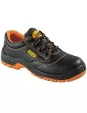 Scarpe antinfortunistiche  bassa nero tomaia pelle puntale acciaio lamina inox, idrorepellente&quot; mod. s29/k &quot; s3