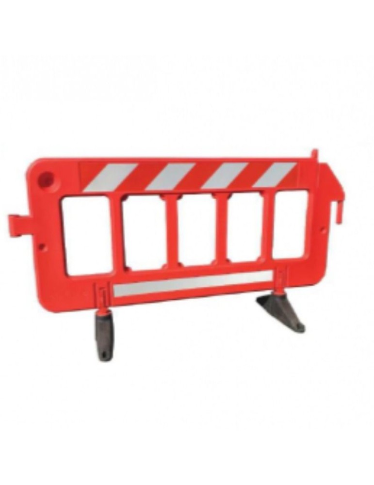 Barrière rouge en polyéthylène écologique durable, taille légère et durable 100X195