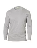 Maglia da lavoro a manica lunga in 100% cotone di colore grigio