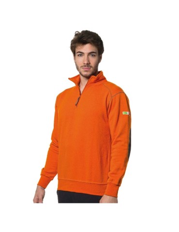 Felpa zip corta &quot; ambra6 &quot;