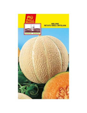 Sobres de semillas de melón con malla de verduras