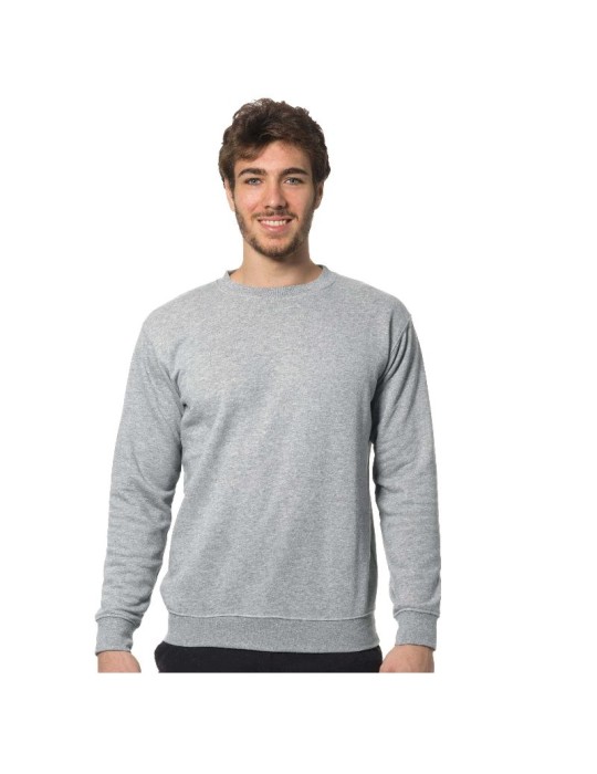 Sweat à col rond de couleur unie « santalucia2 »