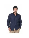 Camicia manica lunga blu