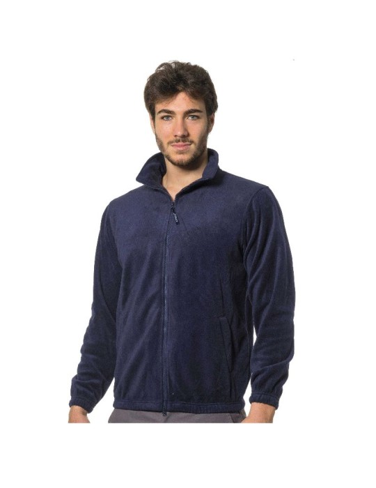 Pyle mit langem blauem Reißverschluss "Reißverschluss / blau"