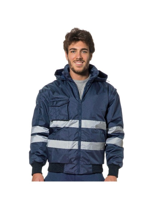 Chaqueta de invierno con rayas "Explorer"