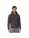 Grey soft-shell jacket with detachable hood &quot;Slalom cap4&quot;