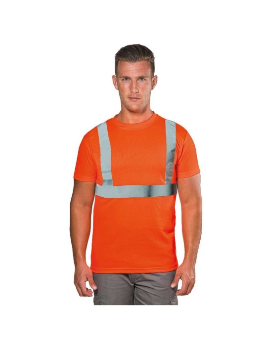 Camiseta de alta visibilidad con secado frío