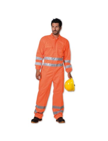 High visibility zipper suit