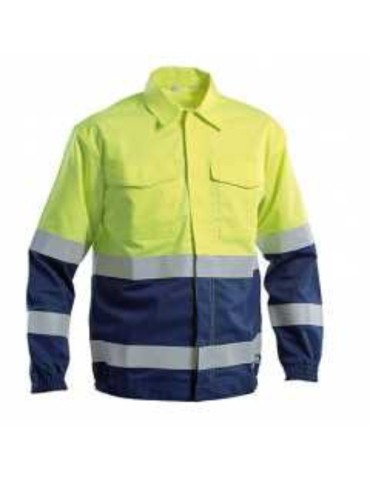 Giubbino hv pentavalente lavori speciali multinorma giallo/blu
