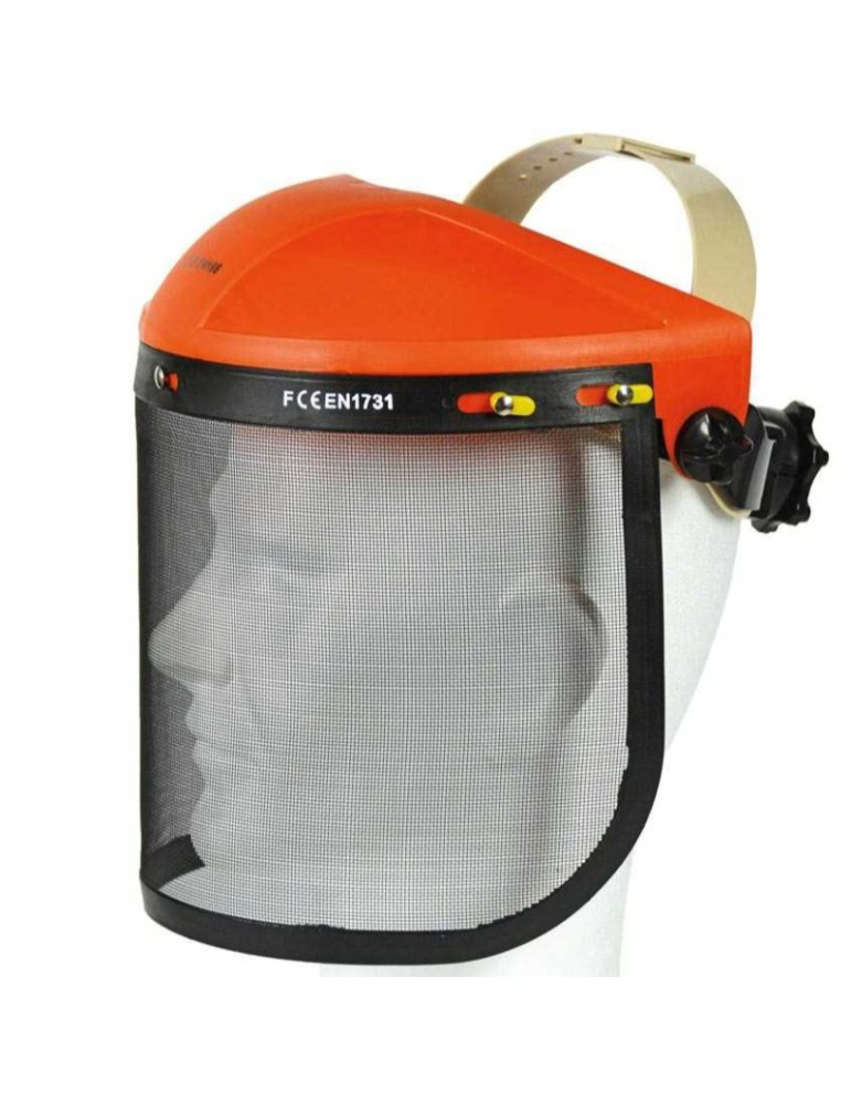 Kit completo semicalotta con visiera a rete