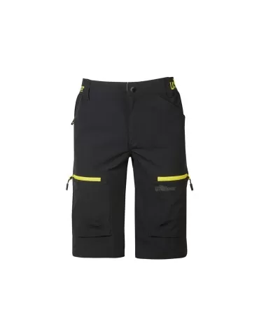 Pantaloncini da lavoro U-Power Ares U-4 stretch Black Carbon FU280BC