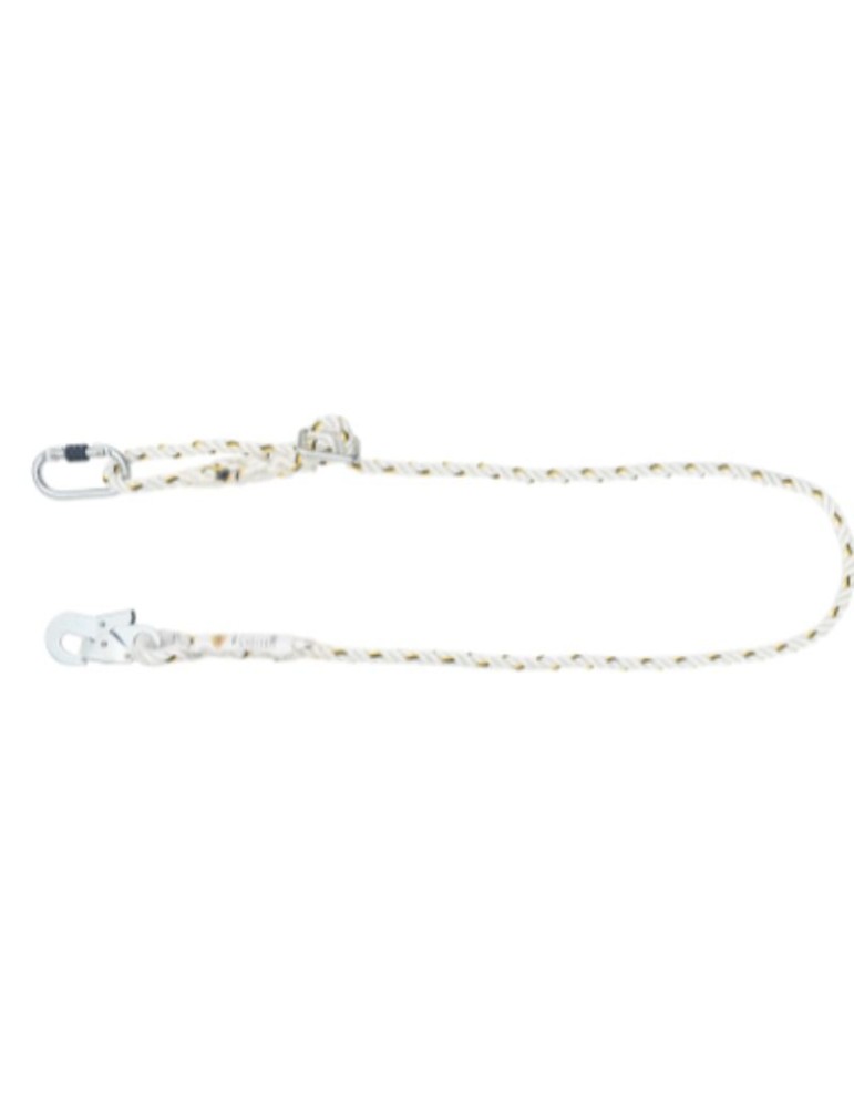 Positioning lanyard with carabiner Positioning lanyard with carabiner