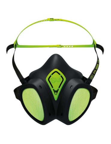 Semimaschera in gomma termoplastica completa di filtri abek1